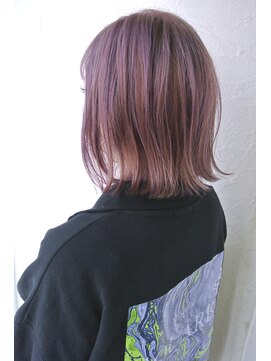 ムーンジェジェ(moon jeje) ピンクパープル×ローライト×外はね★  藤原