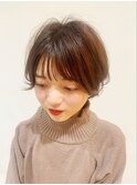 耳かけエアリーショートボブ