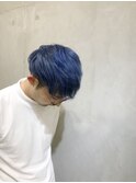 【奈良/innihair】ブルー