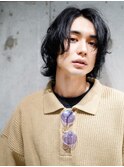 男の色香漂う 黒髪ボブウルフ2