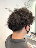 スパイラル強めでお洒落アップ