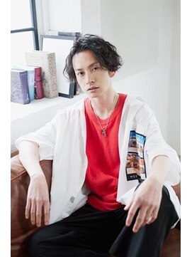 アース 川口店(HAIR&MAKE EARTH) 爽やかなアップバングフェザーマッシュ