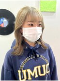 ダブルカラーブロンドベージュカラーケアブリーチハイトーン韓国