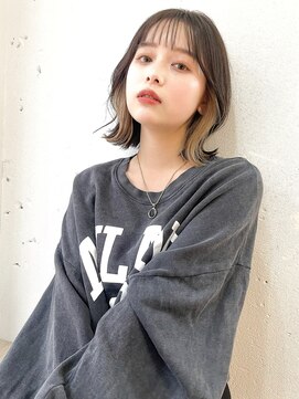 ヘアーワークス ヘルム 渋谷店(HAIR WORKS HELM) [HELM渋谷］イヤリングカラー♪