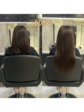 ヘルツ(Hz.) シールエクステ80枚