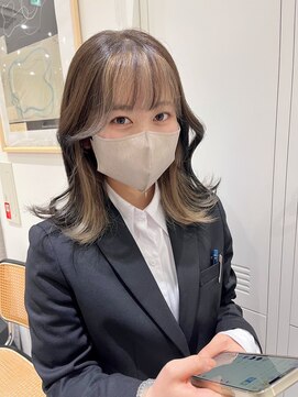 ジーナ セントラル銀座(Zina) ミルクティーベージュ＊フェイスフレーミング【ZinaCENTRAL】