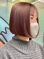 マックス フォー ヘアー(MAX FOR HAIR)&nbsp;【デザインカラー】綺麗なラインのボブ×インナーカラー◎
