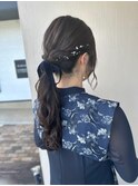結婚式ヘアアレンジ☆