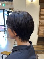 チリンバイロストシティー(Chillin by LOSTCITY)&nbsp;ショートボブ髪質改善白髪ぼかしインナーカラー