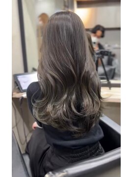 エース (ACE) ACE横浜　柔らかオリーブベージュ×ニュアンス韓国巻き