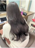 初カラー！ラベンダーショコラカラー
