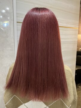 エルバイラビス 大宮(elu by lovis) 《Ami》チェリーピンク/ブリーチオンカラー/韓国/大宮