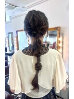 コワファースト  させぼ五番街店(COIFF1RST)&nbsp;ロング編みおろしアレンジ★