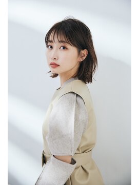 クロード モネ 池袋店(Claude MONET) 耳掛け切りっぱなしボブ【池袋・池袋東口】