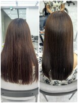 ビューブルー 亀戸錦糸町(VIEW BLUE)&nbsp;美髪カールシアーカラーピンクブラウンエアリーロングセミディ