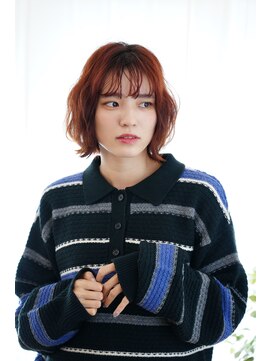 クレスフィリア (CLESC') 前髪ありボブ波巻きボブ外はねボブウェーブヘア20代30代