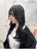 【 miyuu 】ツヤ感あふれるブルーブラック