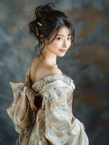 アルトリスト(Altruist Aging×HAIR&SPA)&nbsp;☆オリーブグレーココアベージュ小顔クラゲヘアー/黒髪/着物ボブ