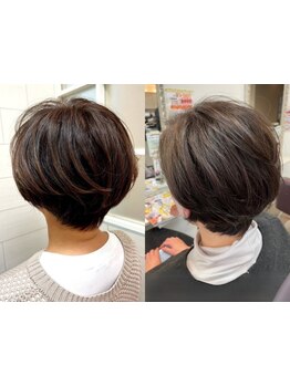 <幅広いカラーをご用意>気になる白髪をしっかりカバーして,いつまでも若々しい印象に[羽村駅/羽村/学割U24]