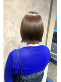 切りっぱなしボブ