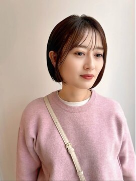 リリアン(rilliant U’s brilliant) 顔周りレイヤー×シースルーボブ