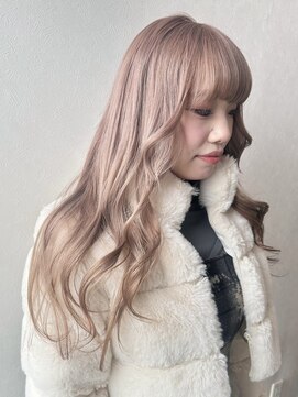 ラフ バイ マグ 南松本(R.A.F. by Mag) ホワイトピンクベージュカラーハイトーンカラーベビーピンク