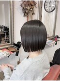 切りっぱなしコンパクトボブ..~**.