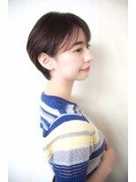 グランアージュ ネオ 船橋北口店(grandage neo) 30代40代50代/耳かけマッシュショート/シースルーバング/黒髪