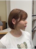 髪質改善/ショート/ブリーチ/顔周り/縮毛矯正