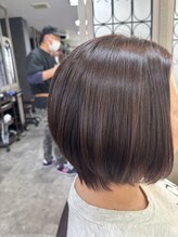 プリズム ヘアーデザイン 北坂戸店&nbsp;前下がりボブ