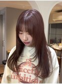 Lomalia表参道ダブルカラーケアブリーチピンクベージュ