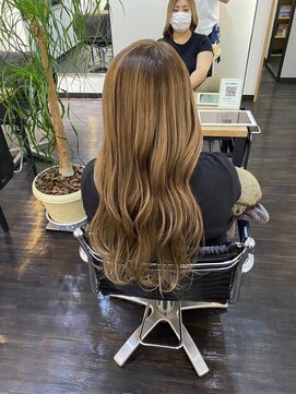 美容室 フォーリア Foglia 【Foglia坪来】ブリーチカラー　ロイヤルミルクティー