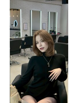 ジュノヘアージャパン 表参道(JUNO HAIR JAPAN) 黒髪/クラゲヘアー/オリーブグレー/小顔/ココアベージュ/渋谷