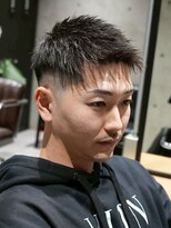 メッツ 原宿(METS) MEN'S/アップバングショート×フェード/短髪/ビジネスヘア