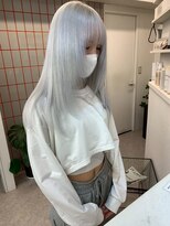 ペレ 原宿(PELE) ダブルカラー/ケアブリーチ/羽エクステ/原宿