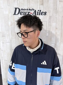 ヘアーアンドリフレ ドゥゼル(Hair&Refle Deux Alies)の写真/【メンズ専用ブース完備】カットもカラーもパーマも髪質改善も。髪の悩みに幅広く応えるサロン！