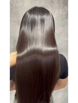 アース 柏店(HAIR&MAKE EARTH)の写真/☆柏でオススメ☆ 髪質改善ストレートで感動の艶感！日々のお手入れが楽になります！！
