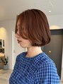 カイラ(KAILA)&nbsp;フレンチボブ×オレンジブラウンカラー◎