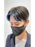 men'sフェイスフレミングカラー