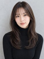 ガーディナ(Gardina)&nbsp;顔周りレイヤー 韓国ヘア ダークブラウン 髪質改善 20代