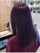 アース いわき店(HAIR&MAKE EARTH)&nbsp;カシスブラウンのうるツヤストレート