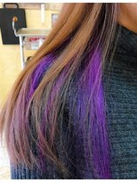 ユナイテッドヘアー(UNITED HAIR)&nbsp;ロング×ビビッドパープル