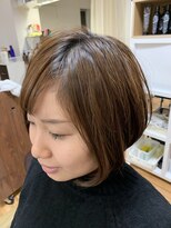 アイエムヘアー(im hair) 大人可愛い☆【30代・40代・50代】ナチュラル小顔ショートボブ♪