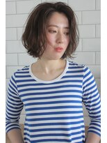 ソルト(Salt)&nbsp;【Salt大名】外ハネランダムパーマ×ピンクベージュ(OKABE)2