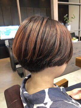 ラ メール ヘア デザイン(La mer HAIR DESIGN) オレンジカラー