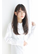 クラン(Chlan)&nbsp;小顔大人カワイイ、ヌーディブラウンのニュアンスロング