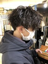 キャンバス バイ ネオリーブ 横浜西口(Canvas by neo.)&nbsp;横浜★こなれメンズ前下がりスパイラルパーマ