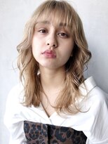 アイティー バイ アルバム 浦和店(IT by ALBUM) レイヤー巻き_オリーブカラーハイライトカラー_67406