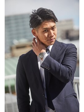 メンズサロンドットリアン(dot. lien) 【men’s salon dot. Tokyo】ビジネスショートアップバング