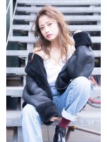 オースティン 門前仲町(AUSTIN)&nbsp;前髪かき上げイメチェンイヤリングカラーラベンダーカラーくびれ